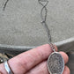 Engraved Oval Fingerprint Charm