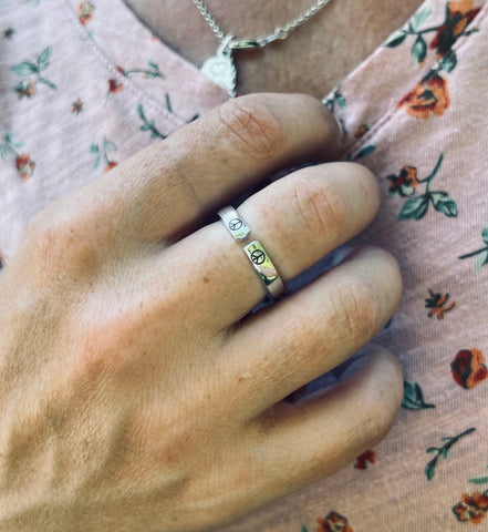 Be Still Peace Ring