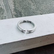 Be Still Peace Ring