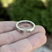Be Still Peace Ring