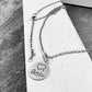 Circle Handwriting Charm in Sterling Silver