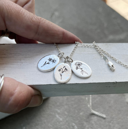 Birth Flower Necklace