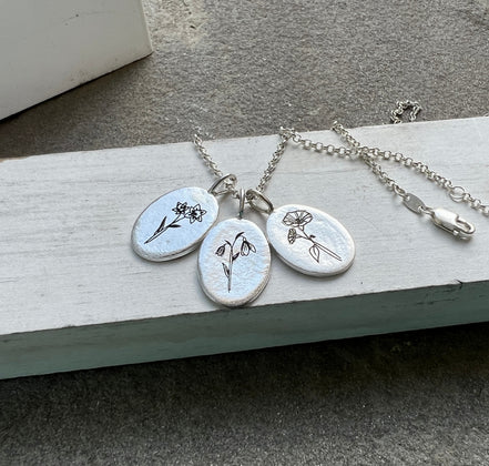 Birth Flower Necklace