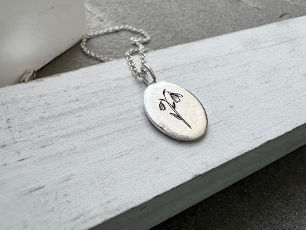 Birth Flower Necklace