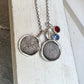 Fingerprint Charm, Engraved in Solid Silver