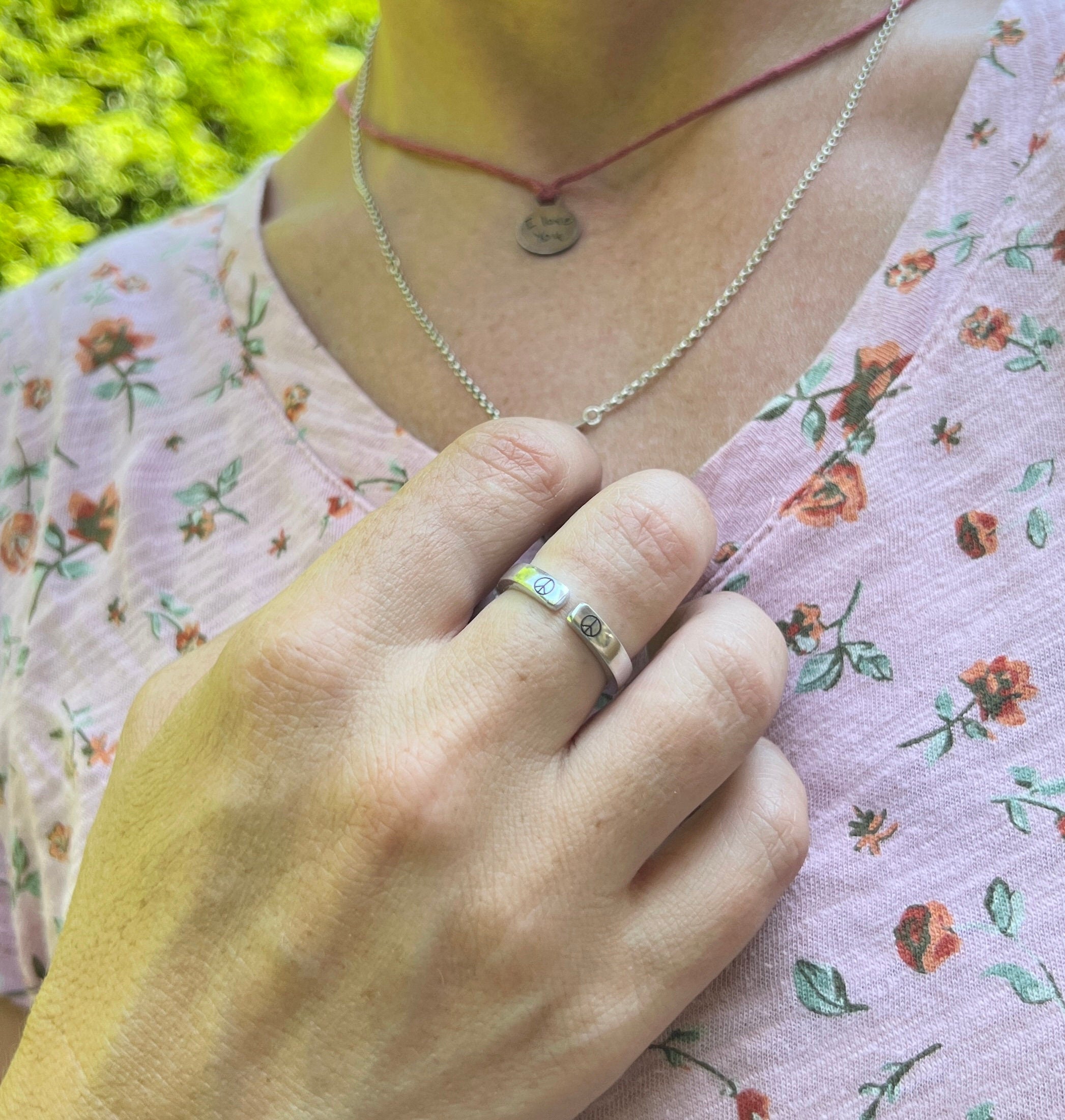 Be Still Peace Ring