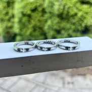 Big Middle Little Sister Rings, Set of Three