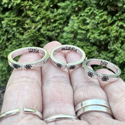 Big Middle Little Sister Rings, Set of Three