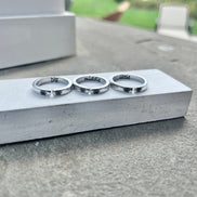 Big Middle Little Sister Rings, Set of Three