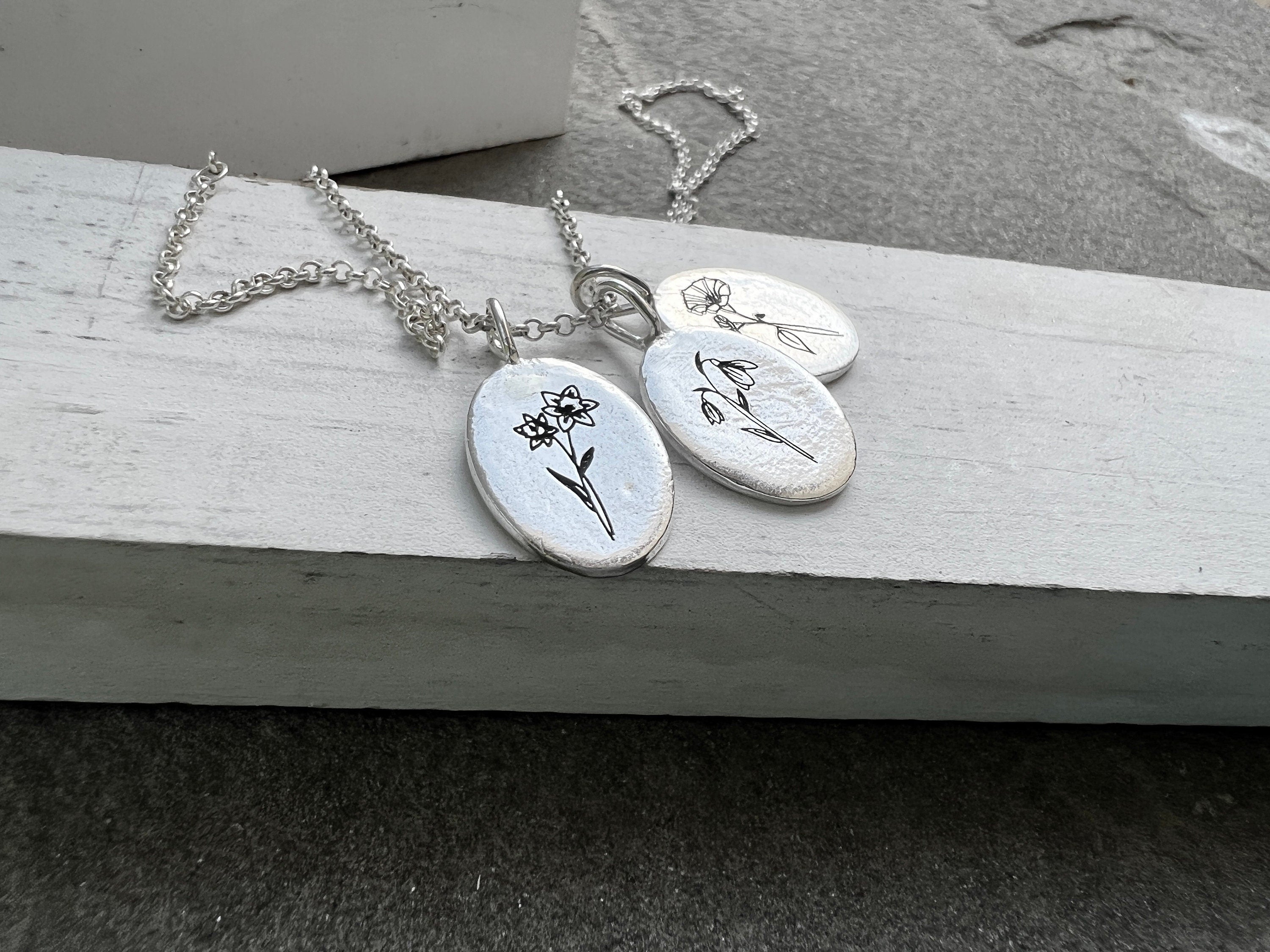 Birth Flower Necklace