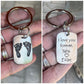 Real Baby Footprint Keychain