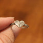 Two Fingerprint Heart Ring