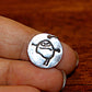 Your Child's Drawing Charm in Sterling Silver