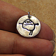 Your Child's Drawing Charm in Sterling Silver
