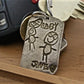 Child's Artwork Keychain