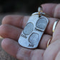 Child's Fingerprint Keychain