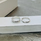 Handwriting Ring Set in Solid Sterling Silver