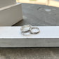 Handwriting Ring Set in Solid Sterling Silver